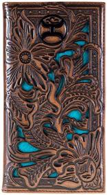 img 3 attached to 🐎 Turquoise Leather by Western Trenditions LLC: Stylish Western Accessories for a Trendy Look