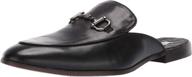 steve madden dazling black leather men's shoes and loafers & slip-ons logo