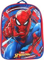 spiderman school backpack in red and blue - perfect for marvel fans! логотип