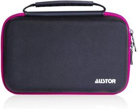 img 3 attached to 🎮 AUSTOR Case for Nintendo New 3DS XL - Black and Rose