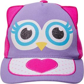 img 3 attached to 🧢 ABG Accessories Toddler Girls Cotton Baseball Caps with 3D Animal Critters - Enhanced SEO