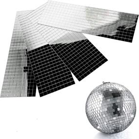 img 4 attached to Self Adhesive Square Mirrors Decorative Accessory