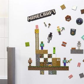 img 3 attached to Minecraft Paladone Build a Level Fridge Magnets: Creatively Customize Your Fridge with Rubber Magnets