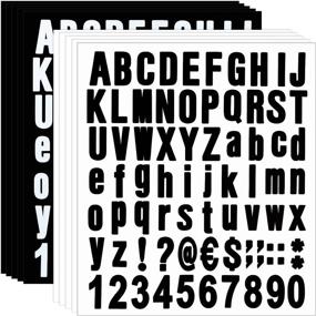 img 4 attached to Waynoda Adhesive Alphabet Stickers Business