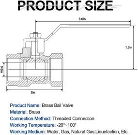 img 3 attached to 🔐 Solid Brass Heavy-Duty Valve Switch