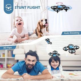 img 1 attached to 🚁 Enhanced 4DRC V8 Mini Drone for Kids Beginners with 3 Batteries - Hand Operated/Remote Control Helicopter Quadcopter, Altitude Hold, Headless Mode, Throwing GO, 3D Flip, Auto Hover - Ideal Toy Gift for Boys & Girls