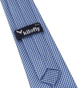 img 1 attached to 👔 Enhance Your Boys' Style with Kilofly Pre Tied Adjustable Strap Necktie - Perfect Accessory for Young Gentlemen