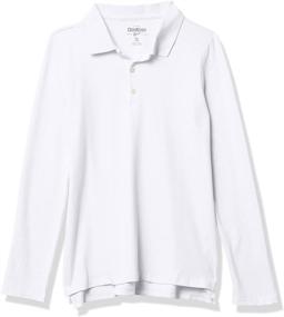img 3 attached to Girls Sleeve Uniform Shirt White Girls' Clothing
