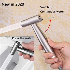 img 3 attached to 🚿 Upgrade Your Bathroom Experience with the New Version Stainless Steel Handheld Bidet Sprayer Head