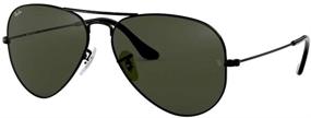 img 3 attached to Ray Ban Rb3025 Large Aviator Sunglasses