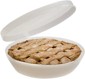 img 3 attached to 🥧 Stay Fresh Hinged Lid Pie Keeper - Universal Plastic Storage Container