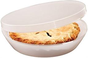 img 4 attached to 🥧 Stay Fresh Hinged Lid Pie Keeper - Universal Plastic Storage Container