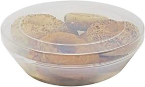 img 2 attached to 🥧 Stay Fresh Hinged Lid Pie Keeper - Universal Plastic Storage Container