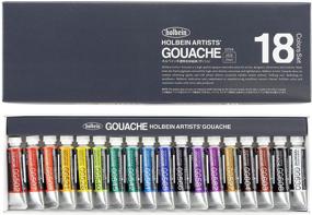 img 3 attached to Holbein Gouache Set G704: 18 x 5ml Tubes for Artists
