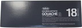 img 2 attached to Holbein Gouache Set G704: 18 x 5ml Tubes for Artists