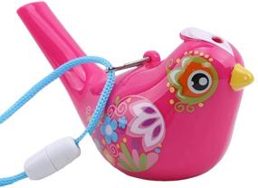 img 1 attached to 🐦 1-Piece Colorful Water Bird Whistle: Bathtime Musical Toy for Kids | Early Learning, Education, and Children's Gift | Toy Musical Instrument