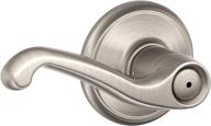 enhance your privacy with schlage 582413 f40fla619 flair privacy lever in satin nickel логотип