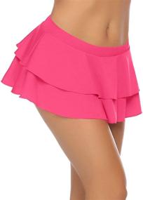 img 4 attached to Avidlove Skirts Flirty Double Layered Women's Clothing for Skirts