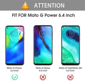 img 3 attached to 📱 OMOTON [3 шт.] Защитное стекло на экран для Moto G Power 2020 - Антицарапающее, Рамка выравнивания, 6,4 дюйма (Не для версии 2021 года)