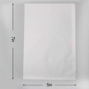 img 3 attached to 🎁 100 Clear 5x7 Flat Cellophane Bags - Ideal for Gift Wrapping, Bakery, Candies, and More!