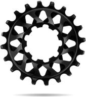 🔩 absolute black cog absoluteblack 18t single speed cassette - sleek black finish (ss18) logo