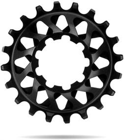 img 2 attached to 🔩 Absolute Black Cog Absoluteblack 18T Single Speed Cassette - Sleek Black Finish (SS18)