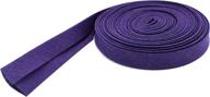 double fold bias cotton yards purple sewing logo