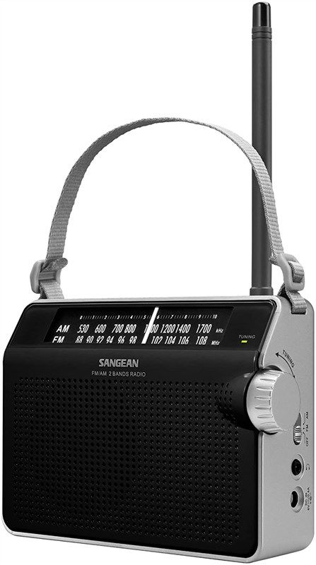 sangean pr d6bk compact analog portable 로고