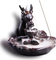 incense waterfall ceramic backflow include logo