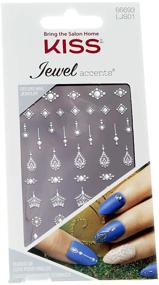 img 2 attached to 💅 Kiss Jewel Accents 66693 (LJS01) Treasure Trove: Sparkling 1.6oz Nail Art Gem for Glamorous Nails