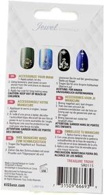 img 1 attached to 💅 Kiss Jewel Accents 66693 (LJS01) Treasure Trove: Sparkling 1.6oz Nail Art Gem for Glamorous Nails