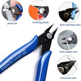 img 1 attached to Cutter Diagonal Cutting Pliers Nippers Industrial Power & Hand Tools