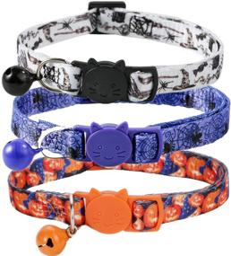 img 4 attached to BoomBone Halloween Collar Pack Kitten