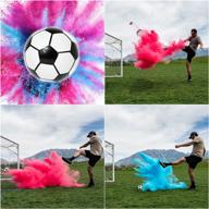 gender reveal soccer powder maximum logo
