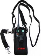 🚒 x-fire radio strap firefighter washable ems emt shoulder and duty belt holder combo with anti sway strap, ideal for portable tactical apx two way ham walkie talkie radios, scanner, fire le, tactical rescue логотип