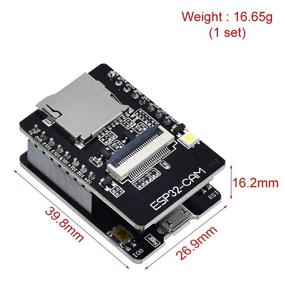 img 2 attached to 📷 Плата ICQUANZX ESP32-CAM с модулем камеры OV2640 2MP и CH340G Micro USB в последовательный порт, совместима с режимом Arduino