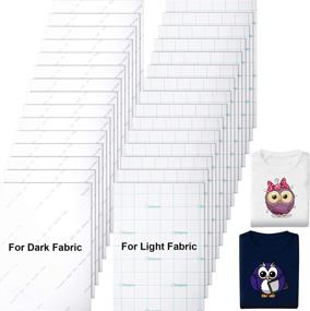 img 4 attached to Premium 30-Piece Printable Heat Transfer Paper for Dark and Light Fabrics 👕 - Create Custom T-Shirts with Inkjet Printer Iron on HTV - A4 Size