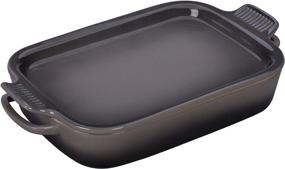 img 3 attached to Stoneware Rectangular Platter - Oyster Creuset