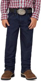 img 4 attached to 👖 Active Flex Original Fit Jean for Wrangler Boys - Cowboy Cut