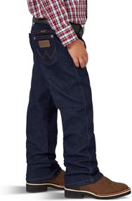 img 2 attached to 👖 Active Flex Original Fit Jean for Wrangler Boys - Cowboy Cut