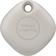 🔍 samsung galaxy smarttag ei-t5300: брелок и местонахождение предметов по bluetooth для ключей, кошельков, багажа и многого другого в цвете овсянки логотип