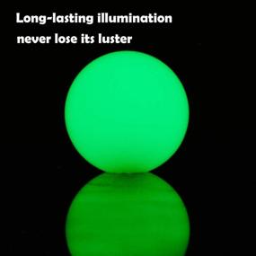 img 1 attached to 🏮 RYANSTAR Glowing Pearl Ball Gear Shifter Knob 54mm - Short Green Glow in The Dark (Manual/Automatic)