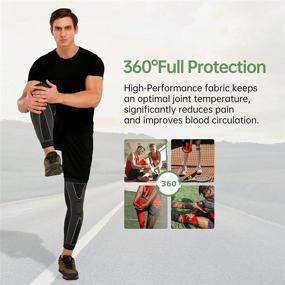 img 3 attached to Compression Protector Basketball Weightlift Arthritis Sports & Fitness