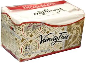 img 1 attached to 💎 Vanity Fair Dinner Napkins: Pre Folded, 40 CT (4) - Elegant and Convenient Disposable Napkins