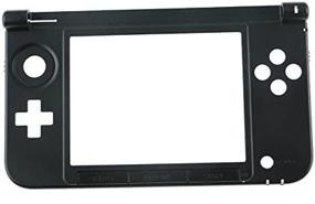 img 2 attached to 🎮 Nintendo 3DS XL LL Bottom Middle Plastic Frame Replacement Shell Housing - Black Case Shell