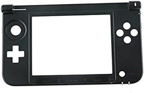 img 4 attached to 🎮 Nintendo 3DS XL LL Bottom Middle Plastic Frame Replacement Shell Housing - Black Case Shell