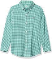 vineyard vines arawak gingham performance boys' clothing and tops, tees & shirts logo