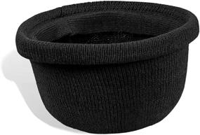 img 1 attached to 🧢 Croogo Brimless Skull Cap: Stylish Knitted Docker Watch Hat with Rolled Cuff for Winter Beanie Look - Perfect for Sailors and Workers