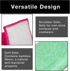 img 1 attached to Smart Design SmartCloth Sponges Antibacterial