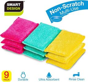 img 3 attached to Smart Design SmartCloth Sponges Antibacterial